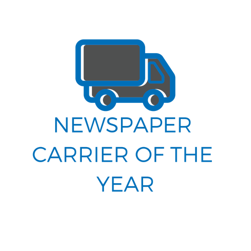 Newspaper Carrier of the Year award logo