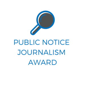 Public Notice Journalism Award Logo