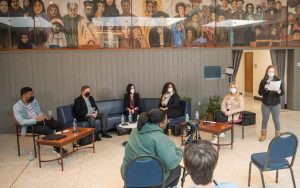 Full panel. Photo from Cabrini University's student media, The Loquitur.