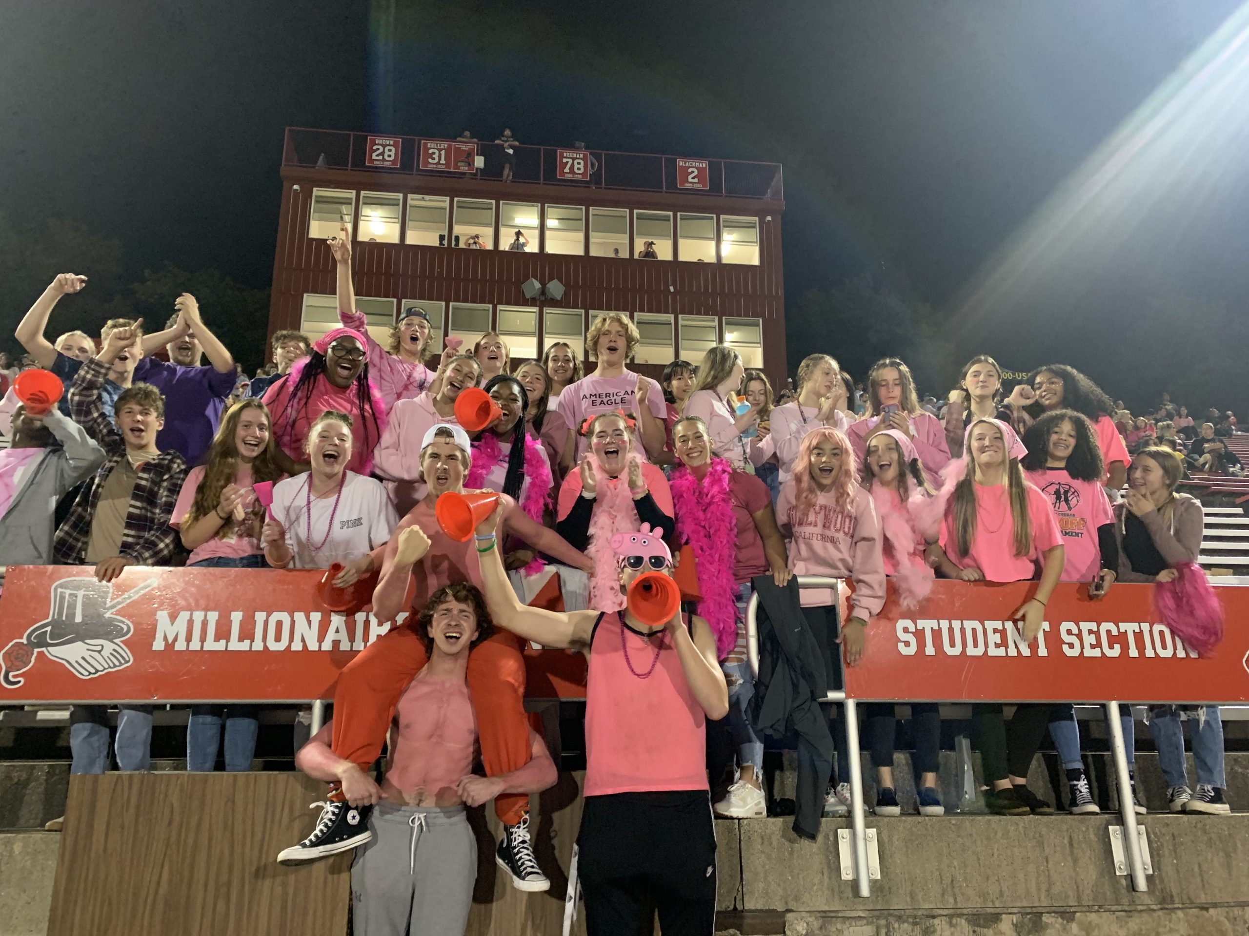 Through events such as the pink out for breast cancer awareness, the students at WAHS have been able to express themselves and support one another in a way that has not been possible for many years due to COVID-19.