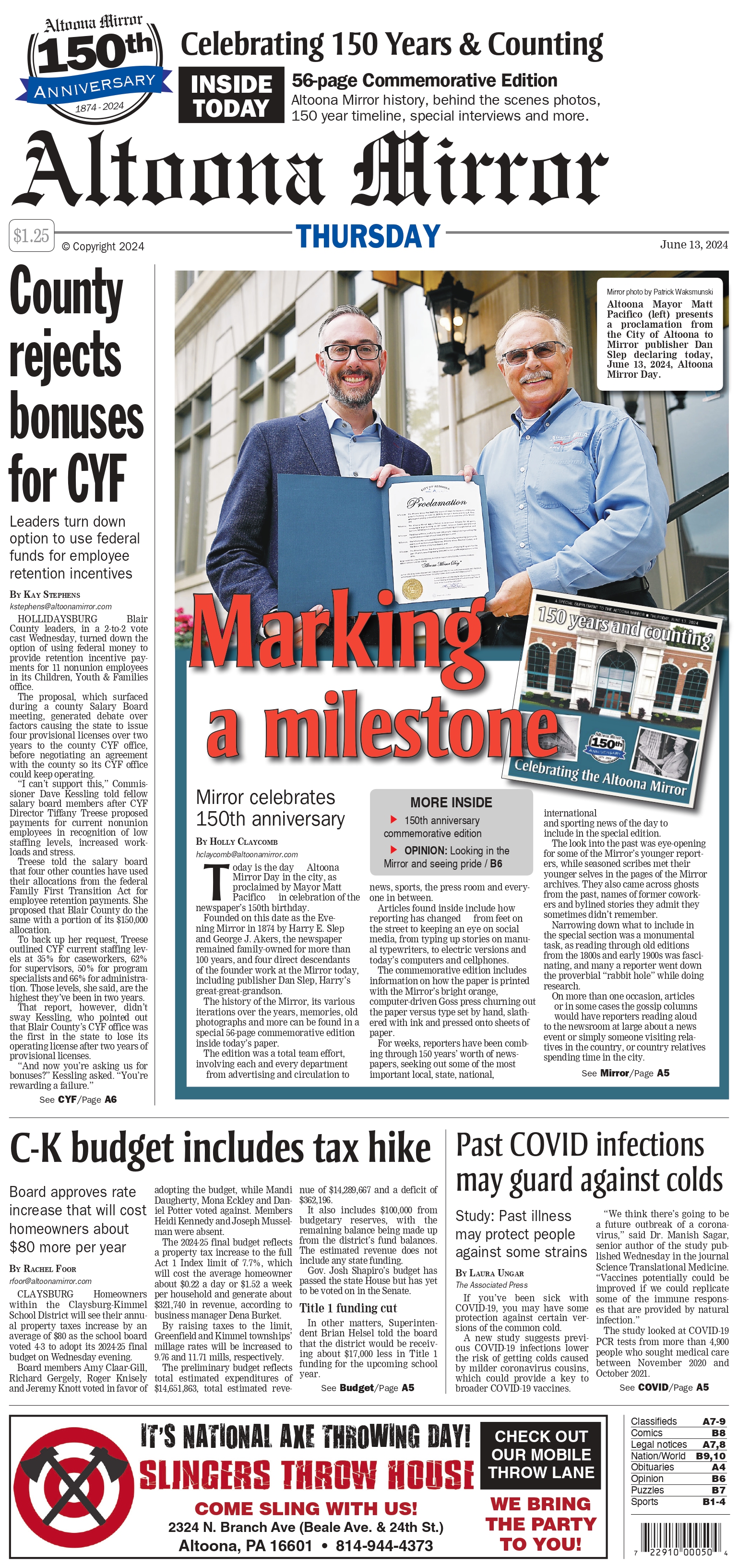 How the Altoona Mirror celebrates 151 years of local journalism