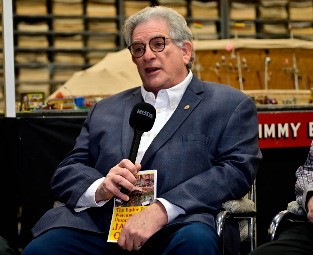 Jack Cohen, the current president of the Butler County Tourism and Convention Bureau talks about the journey that the Jay Bee Circus has had over the years. (Ed Thompson/Butler Eagle)