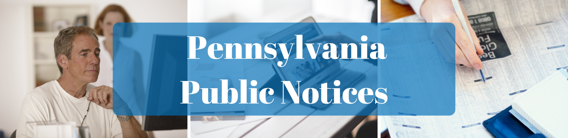 Public Notices in Pennsylvania